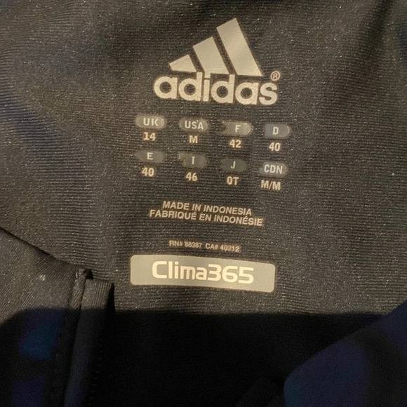 Adidas Clima365 unisex athletic short sleeve top Sz M - Picture 5 of 9
